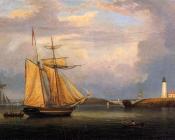 菲茨休莱恩 - Drying Sails off Ten Pound Island